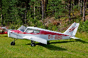 OY-BBD at Husodden, Norway