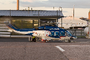 OY-HTJ at Helsinki City Heliport, Finlan