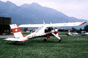 OY-CFA at Bad Ragaz, Switzerland (LSZE)
