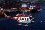 OY-HCS at Nuuk harbour, Greenland