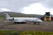 OY-CRJ at Vagar, Faroe Isl. (EKVG)