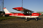 OY-LCF at Aalborg (EKYT)