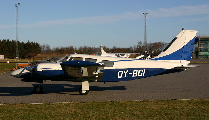 OY-BGI at Aalborg (EKYT)