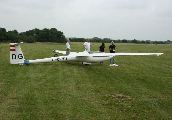 OY-XMR at RAF Bicester, UK
